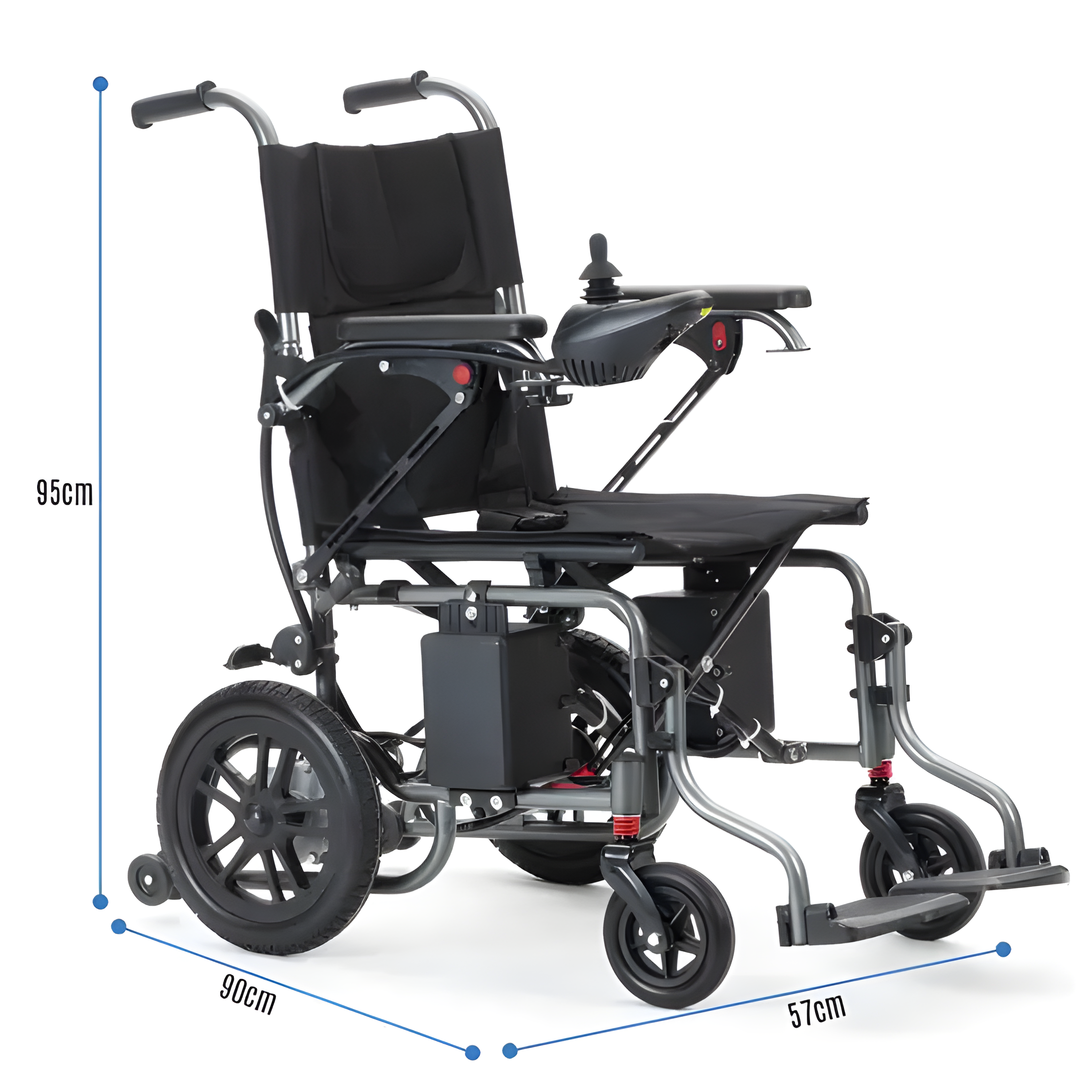 Cadeira de Rodas Motorizada Economica W-208E - Winner